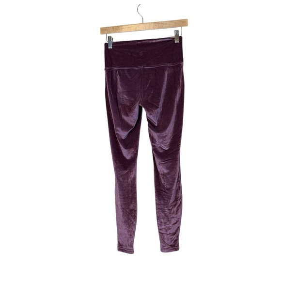 Lululemon Wunder Lounge High-Rise Tight 28" Velvet Garnet Size 6 Burgundy Yoga - Picture 9 of 13